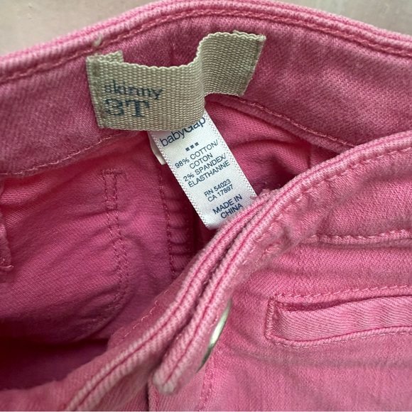 Baby Gap Pink Skinny Jeans (3T) - Picture 3 of 5